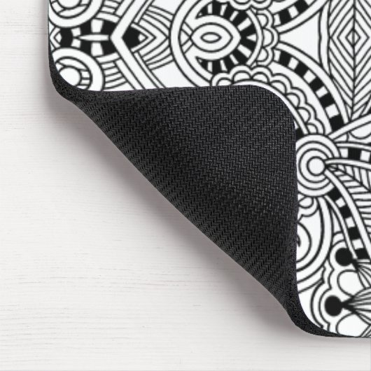 Einzigartiges Gekritzel Mousepad (Ecke)