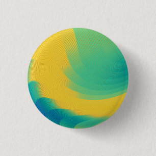 Einzigartiges gelbes Abstract-Design Button