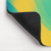 Einzigartiges gelbes Mousepad mit abstraktem Desig (Ecke)