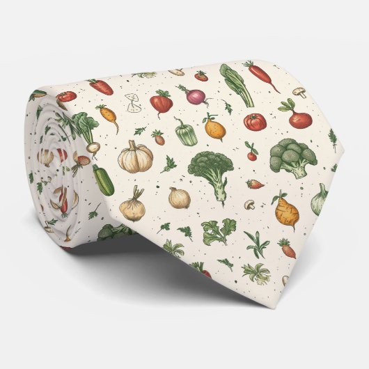 Einzigartiges Gemüse Krawatte (Gerollt)