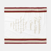 Einzigartiges Geschenk! Abschluss-Decke Fleecedecke (Vorderseite (Horizontal))