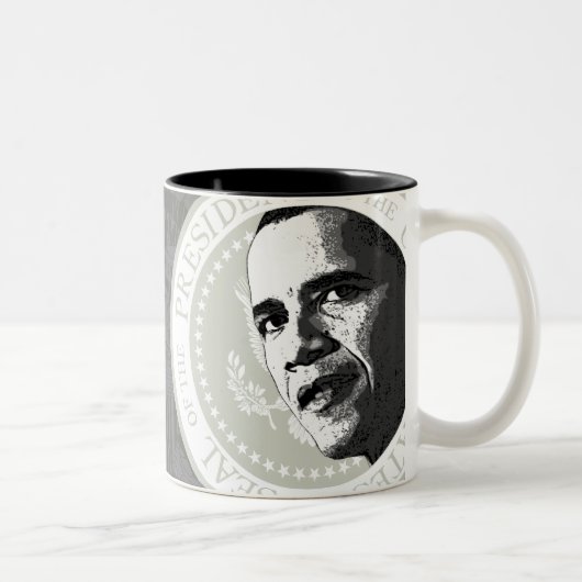 Einzigartiges Geschenk - Barack Obama - Präsident Zweifarbige Tasse (Rechts)