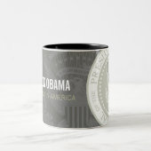 Einzigartiges Geschenk - Barack Obama - Präsident Zweifarbige Tasse (Mittel)