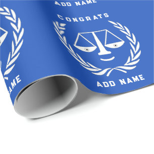 Einzigartiges Geschenk der Juristischen Fakultät Geschenkpapier