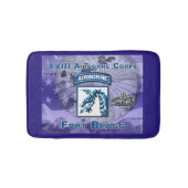 Einzigartiges Geschenk des Im Flugzeug Corps XVIII Badematte (Vorderseite)