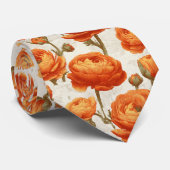 Einzigartiges Geschenk für den Freund Ranunculus Krawatte (Gerollt)