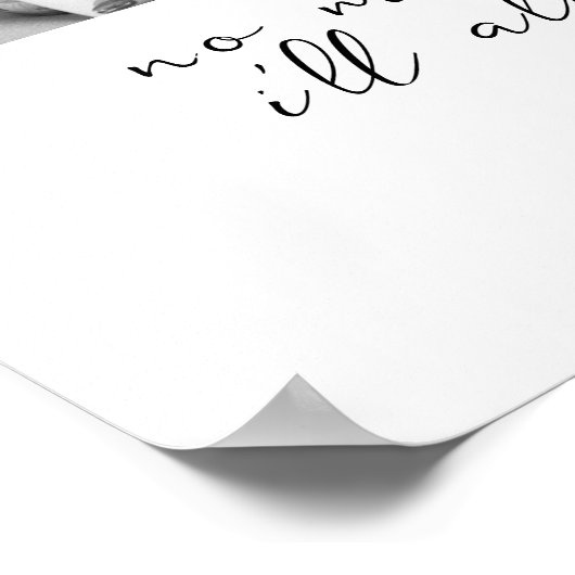 Einzigartiges Geschenk für die Mama aus Foto in Sc Poster (Ecke)