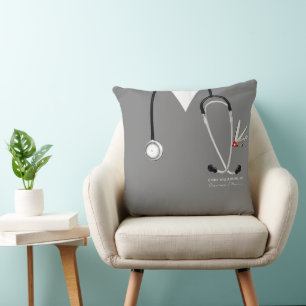 Einzigartiges Geschenk für einen Arzt Kissen