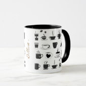 Einzigartiges Geschenk für Kaffeeliebhaber | Indiv Tasse (VorderseiteRechts)