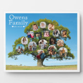 Einzigartiges Geschenk für Keepake | Custom Family Fotoplatte (Vorderseite)