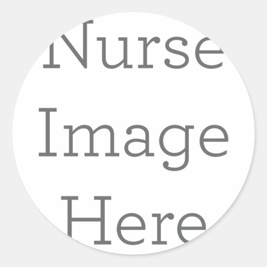 Einzigartiges Geschenk für Krankenpfleger Runder Aufkleber (Vorderseite)