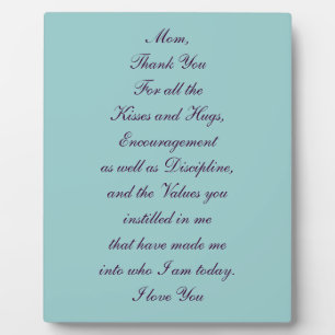 Einzigartiges Geschenk für Mama Fotoplatte