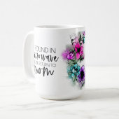 Einzigartiges Geschenk für Mamas Kaffeetasse (Vorderseite Links)