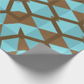 Einzigartiges Geschenk Geometrischer Feiertag Geschenkpapier (Ecke)