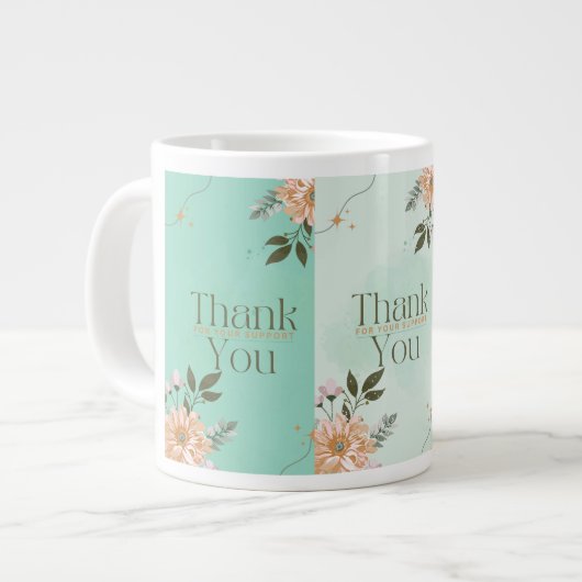 einzigartiges Geschenk Jumbo-Tasse (Vorderseite Links)