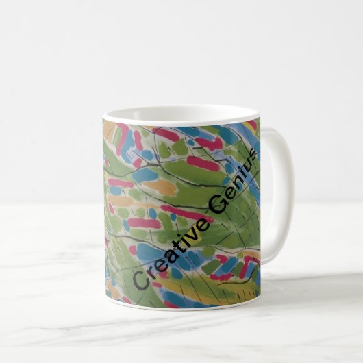 Einzigartiges Geschenk - kreative Genie-Tasse Kaffeetasse (VorderseiteRechts)