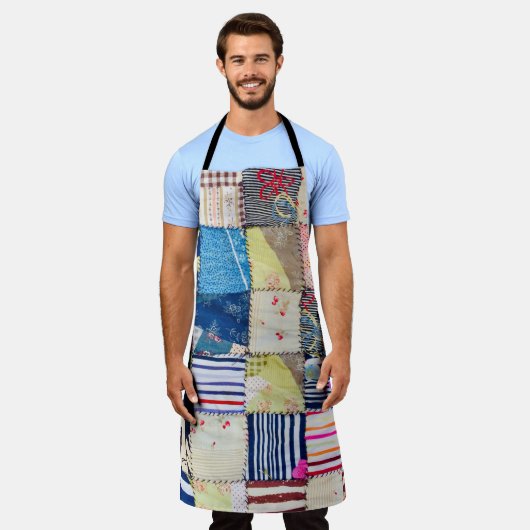 Einzigartiges Gewebe: handgefertigte Decken aus Ba Schürze (Getragen)