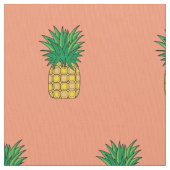 Einzigartiges Gewebe, rosa Ananas Stoff (Nahaufnahme)