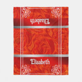 einzigartiges, glänzendes Papier, farbenfroh, fest Fleecedecke (Vorderseite)