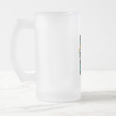Einzigartiges Glasdesign Mattglas Bierglas (Links)