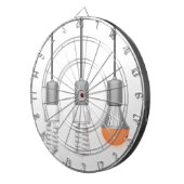 Einzigartiges glühendes LED-Licht Dartscheibe (Vorderseite rechts)
