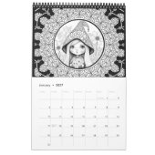 Einzigartiges Gnome Mandala Coloring Kalender (Jan 2027)