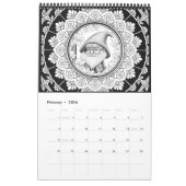 Einzigartiges Gnome Mandala Coloring Kalender (Feb 2026)