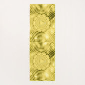 Einzigartiges Gold Chakra Muster Zen Meditation Yogamatte (Rückseite)