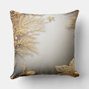 Einzigartiges Gold Decorative Holiday Throw Kissen