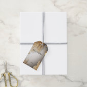 Einzigartiges Gold Dekoratives Weihnachtsgeschenk  Geschenkanhänger (Mit Garn)