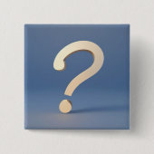 Einzigartiges Gold-Fragezeichen Button (Vorderseite)