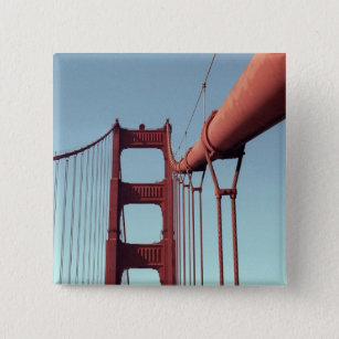Einzigartiges Golden Gate Brücke, San Francisco Button