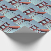 Einzigartiges Golden Gate Brücke, San Francisco Geschenkpapier (Ecke)
