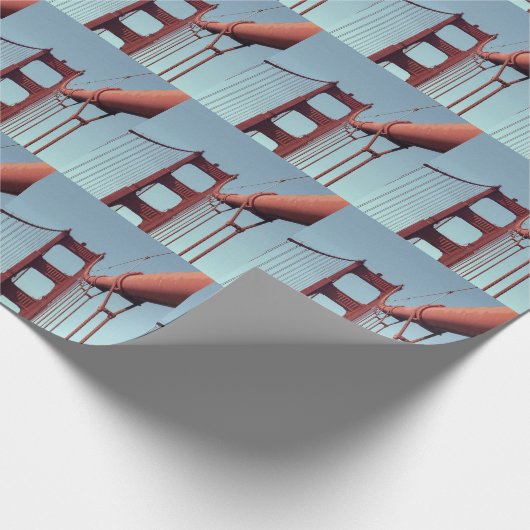 Einzigartiges Golden Gate Brücke, San Francisco Geschenkpapier (Ecke)