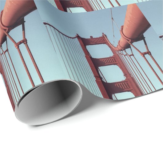 Einzigartiges Golden Gate Brücke, San Francisco Geschenkpapier (Rolleneckpunkt)