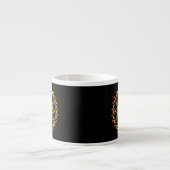 Einzigartiges goldenes Mandala-Design-95747 Espressotasse (Vorderseite)