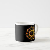Einzigartiges goldenes Mandala-Design-95747 Espressotasse (Vorderseite Rechts)