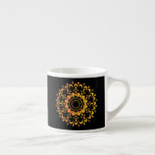 Einzigartiges goldenes Mandala-Design-95747 Espressotasse (Rechts)