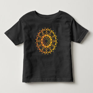 Einzigartiges goldenes Mandala-Design-95747 Kleinkind T-shirt