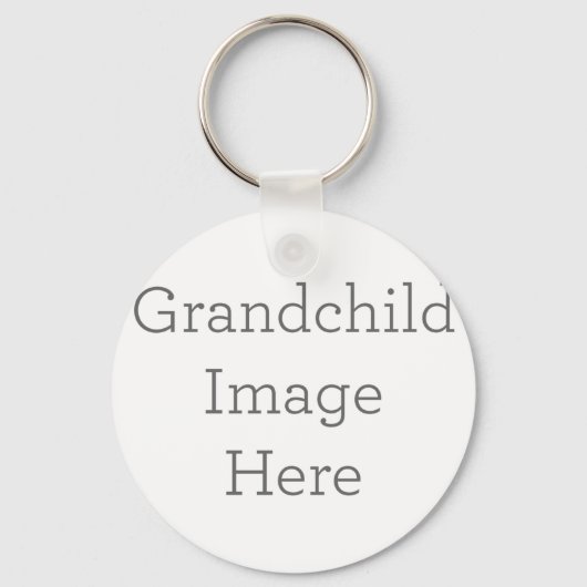 Kreisförmiger Schlüsselanhänger aus Metall, 5,08cm (Vorderseite)