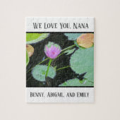 Einzigartiges Großeltern Wir Liebe Sie Nana Wasser Puzzle (Vertikal)