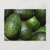 Einzigartiges Grünes Avocado Postkarte (Vorderseite)