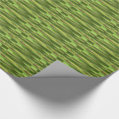 Einzigartiges grünes Geschenkpapier (Ecke)