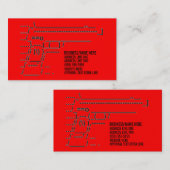 Einzigartiges Gun Graphic Visitenkarte (Vorne/Hinten)