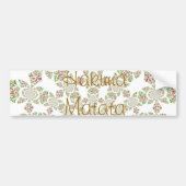 Einzigartiges Hakuna Matata Design: Serene Vibes Autoaufkleber (Vorne)
