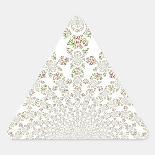 Einzigartiges Hakuna Matata Design: Serene Vibes Dreieckiger Aufkleber (Vorderseite)