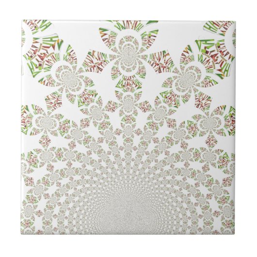 Einzigartiges Hakuna Matata Design: Serene Vibes Fliese (Vorderseite)