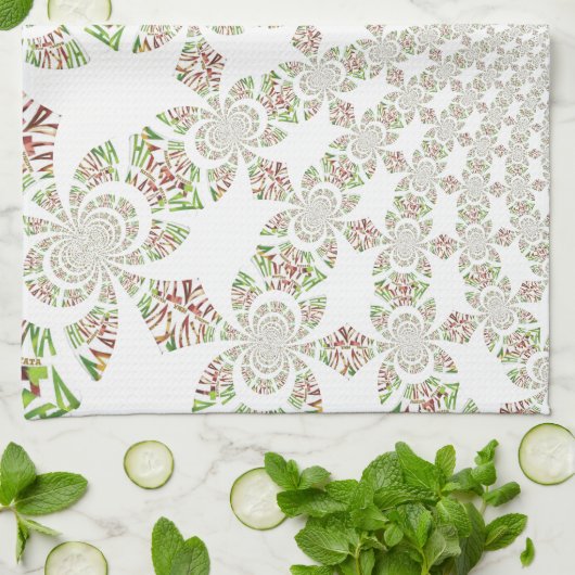 Einzigartiges Hakuna Matata Design: Serene Vibes Geschirrtuch (Gefaltet)