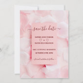 Einzigartiges Happy Valentines Day Mrs. & Mr. Foto Save The Date (Rückseite)