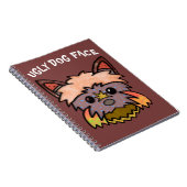 Einzigartiges hässliches HundegesichtsNotebook Notizblock (Rechte Seite)